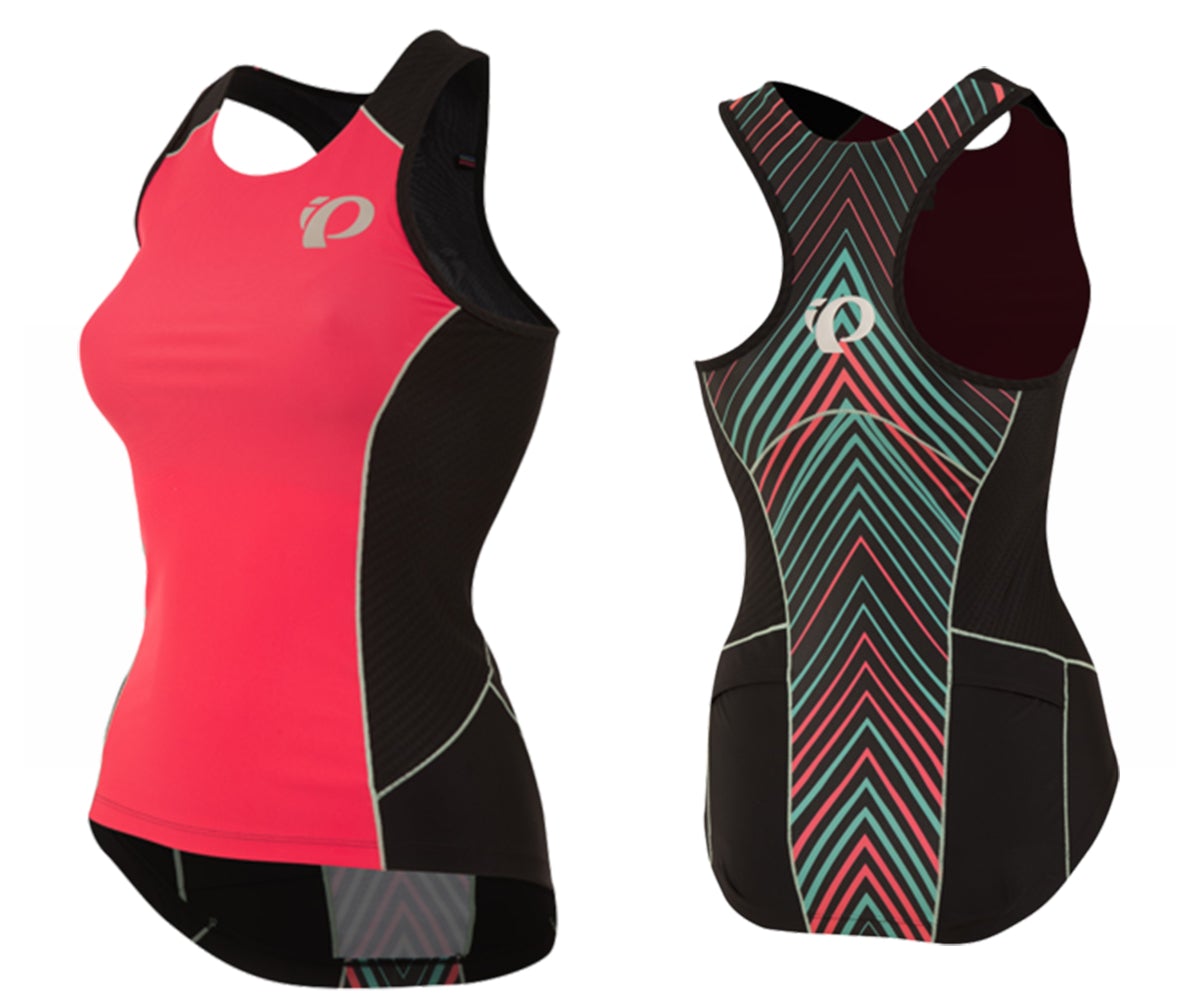 Pearl Izumi Elite Pursuit Tri Tank - Womens - Atomic Red Whirl Atomic Red Whirl 2X-Large 