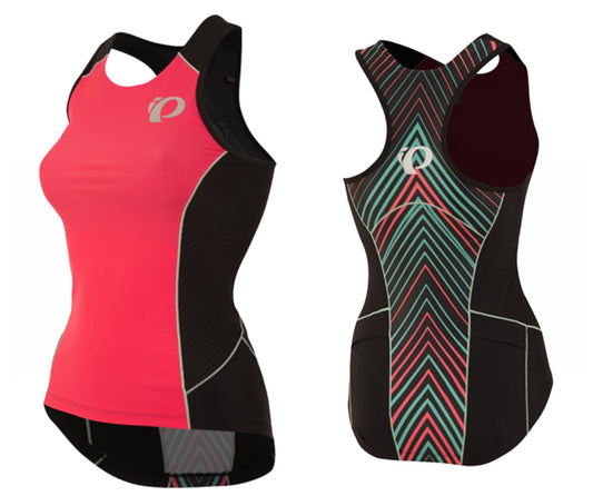 Pearl Izumi Elite Pursuit Tri Tank - Womens - Atomic Red Whirl Atomic Red Whirl 2X-Large 
