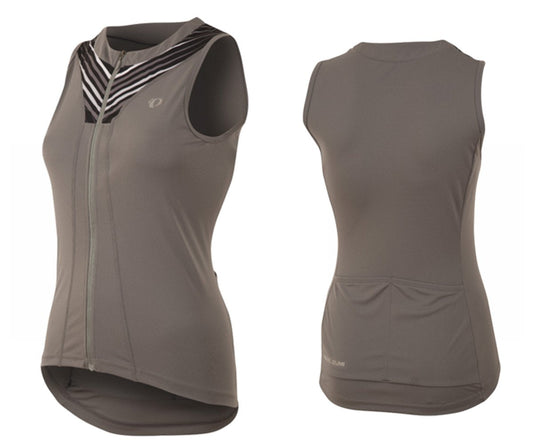 Pearl Izumi Select Pursuit Sleeveless Road Jersey - Womens - Smoked Pearl Whirl Smoked Pearl Whirl Medium 