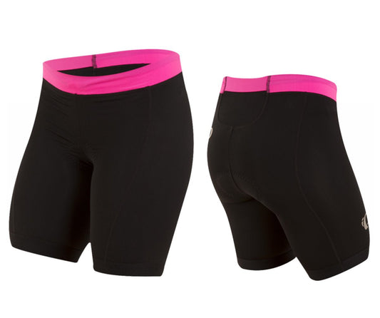 Pearl Izumi Select Pursuit Tri Short - Womens - Black-Screaming Pink Black - Screaming Pink Large 