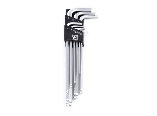 Pedros L Hex Wrench Set - Metric Silver 9 Piece