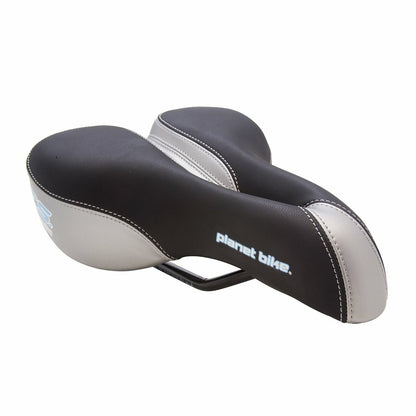 Planet bike A.R.S. Classic Anatomic Saddle - Black-Silver Black - Silver  