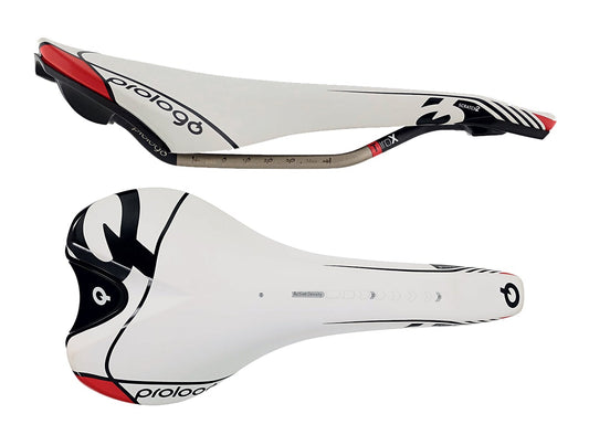 ProLogo Scratch-2 TiroX Saddle - OE - White-Black White - Black  