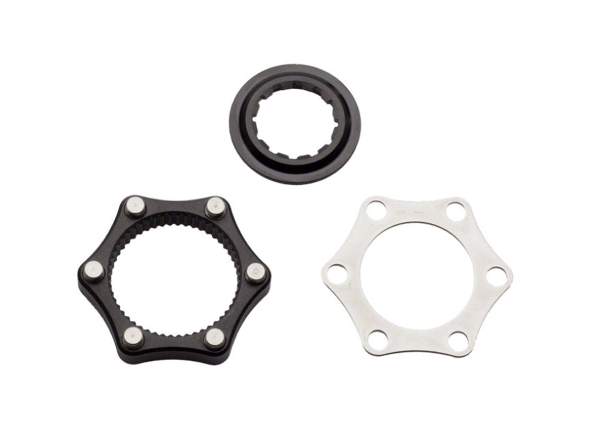 Problem Solvers Centerlock Adaptor for 6 bolt Rotors Includes Lockring Black 165mm Max Rotor Size 