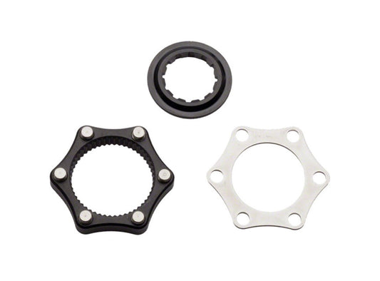 Problem Solvers Centerlock Adaptor for 6 bolt Rotors Includes Lockring Black 165mm Max Rotor Size 