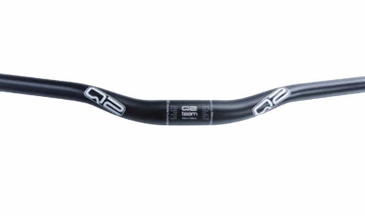 Q2 Alloy 50mm MTB Riser Handlebar - Black Black 31.8mm - 800mm 50mm Rise