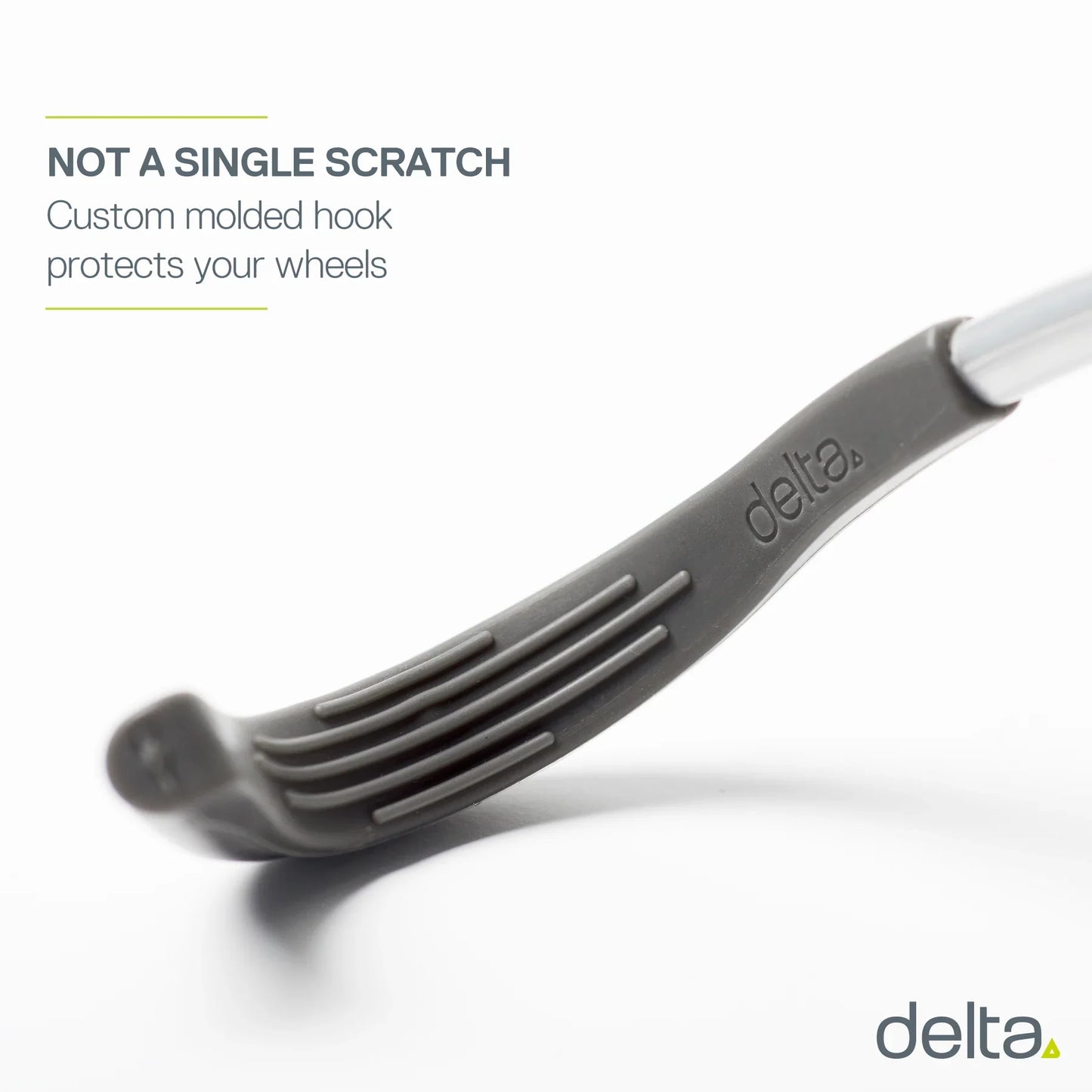 Delta Single Bike Wall Mount Rack - Silver Tray