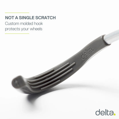 Delta Single Bike Wall Mount Rack - Silver Tray