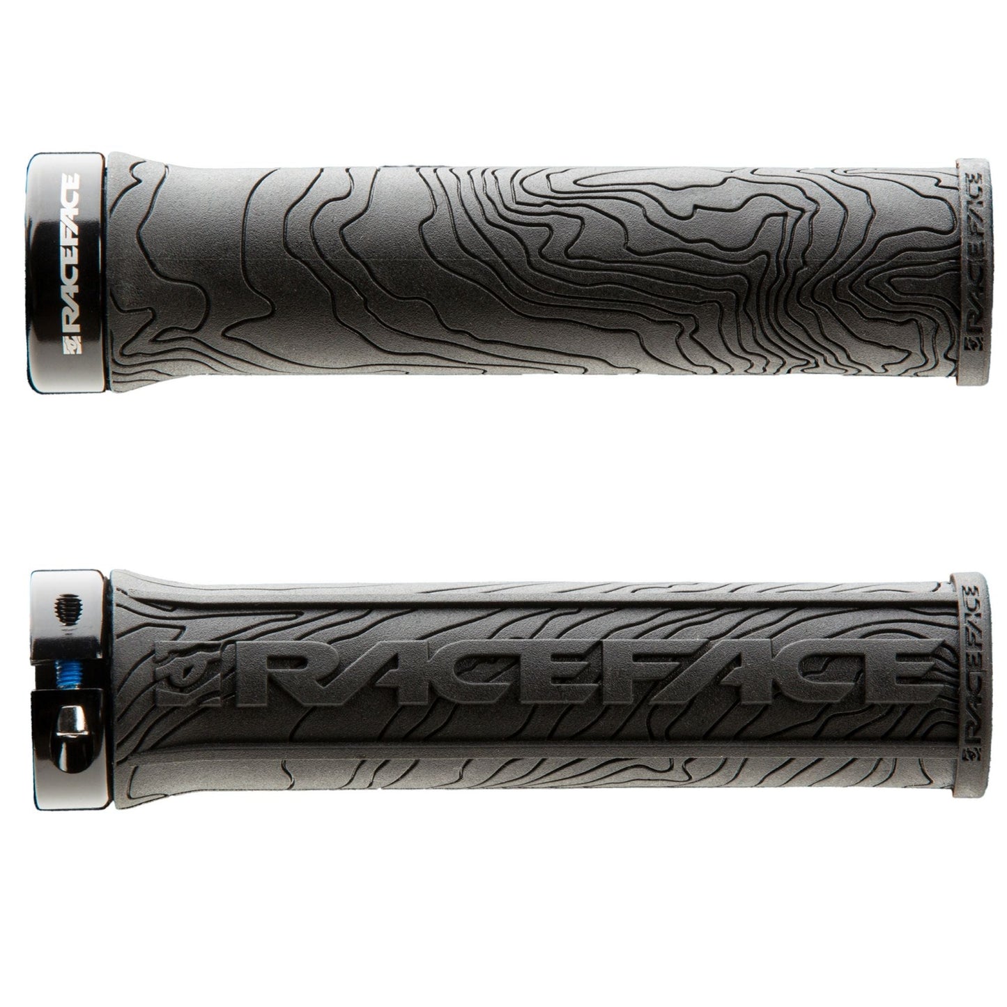 Race Face Half Nelson Lock-On Grips - Black Black  