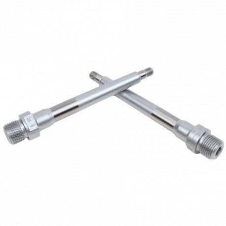 Race Face Chester/Ride Pedal Spindle Kit - Silver Silver Pair - Left/Right 