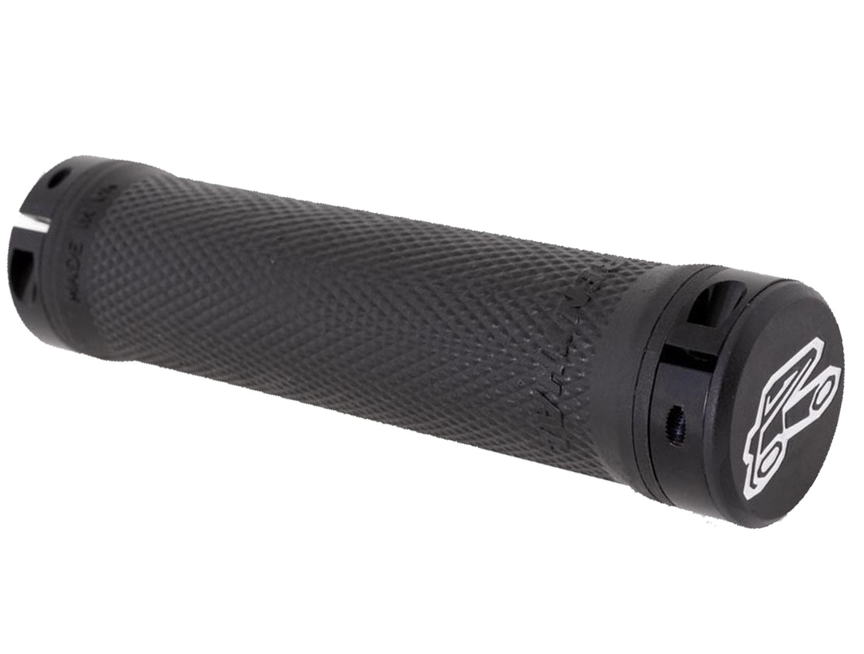 Renthal Lock-On Grips - Black Black Ultra Tacky 