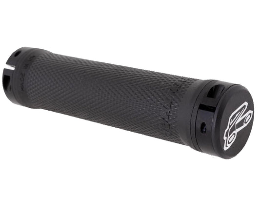 Renthal Lock-On Grips - Black Black Ultra Tacky 
