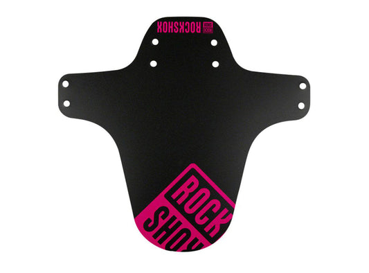 Rockshox MTB Fender - Black-Magenta Print Black - Magenta Print One Size 