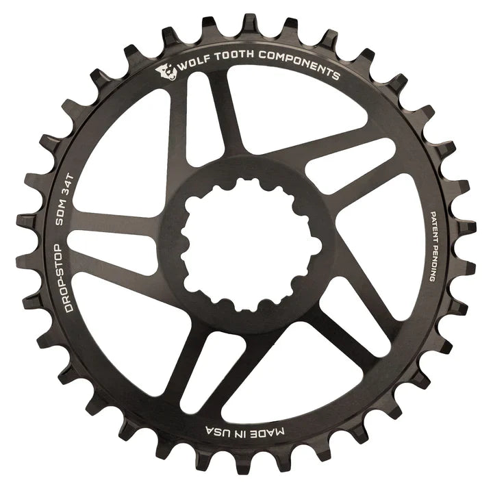 Wolf Tooth Components Direct Mount Chainring - SRAM Cranks - Black