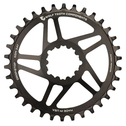 Wolf Tooth Components Direct Mount Chainring - SRAM Cranks - Black