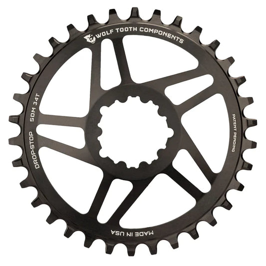 Wolf Tooth Components Direct Mount Chainring - SRAM Cranks - Black