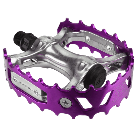 SE Bikes Bear Trap BMX Pedals - Purple