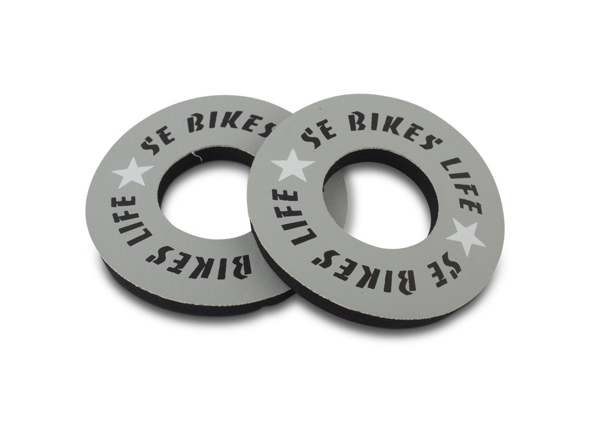 SE Bikes Life Grip Donuts - Gray Gray  