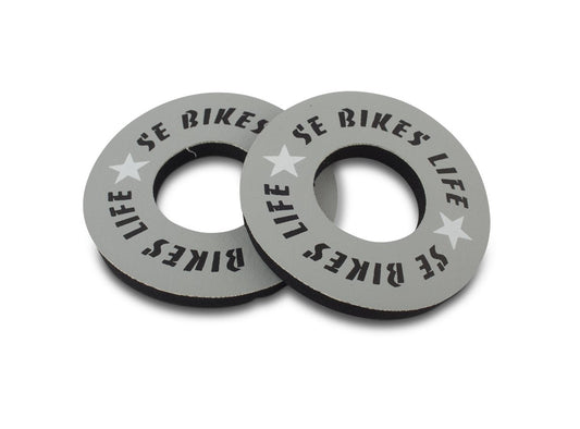 SE Bikes Life Grip Donuts - Gray Gray  