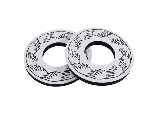 SE Bikes Wing Grip Donuts - White White  