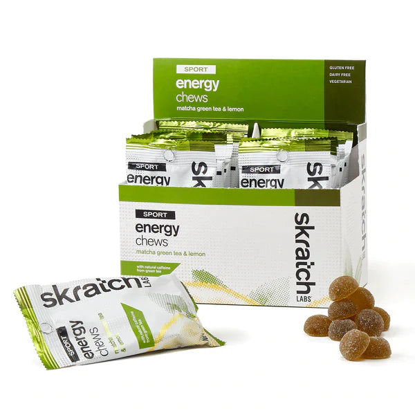Skratch Labs Sport Energy Chews - Matcha Green Tea & Lemon Matcha Green Tea & Lemon 10 Pack 