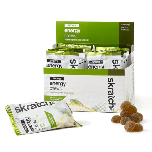 Skratch Labs Sport Energy Chews - Matcha Green Tea & Lemon Matcha Green Tea & Lemon 10 Pack 