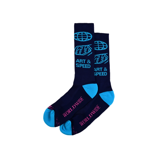 Troy Lee Designs Performance Sock - Worldwide - Midnight