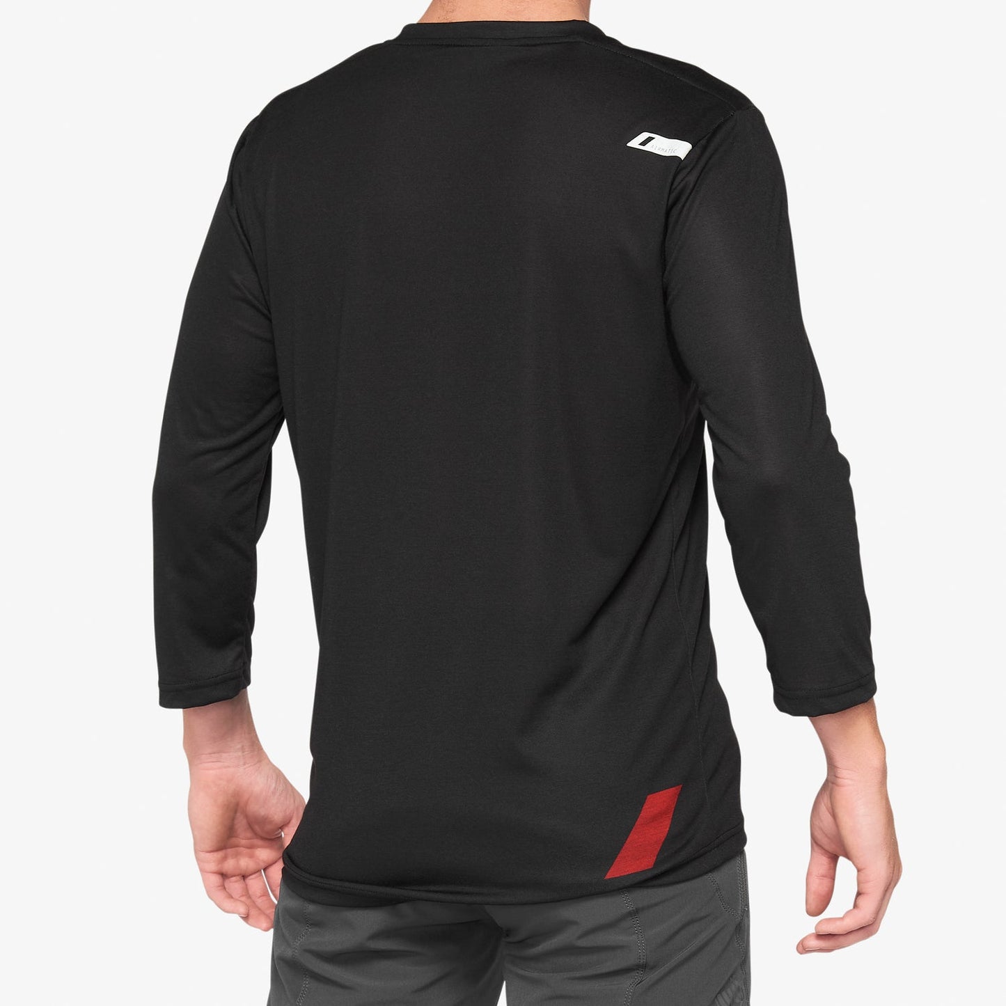 100% Airmatic 3/4 Sleeve MTB Jersey - Black-Red