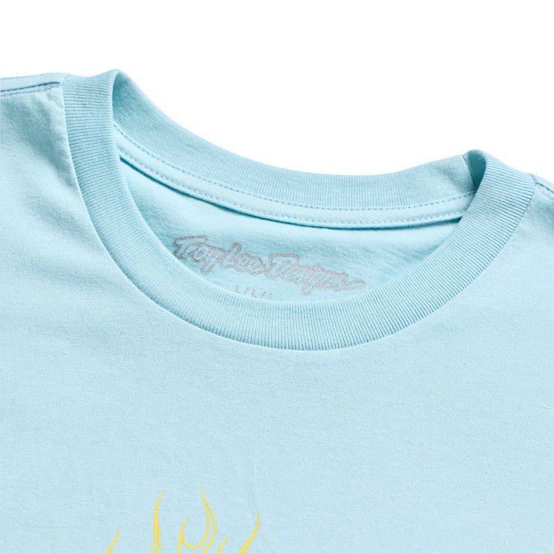 Troy Lee Designs Flame2 Long Sleeve Tee - Dawn Blue