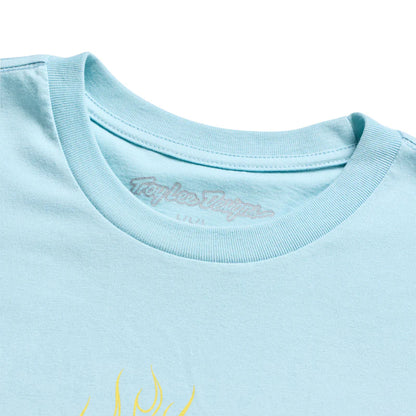 Troy Lee Designs Flame2 Long Sleeve Tee - Dawn Blue