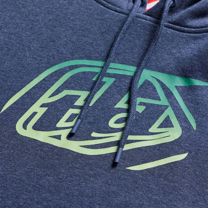 Troy Lee Designs Pullover Hoodie - Badge - Navy Heather