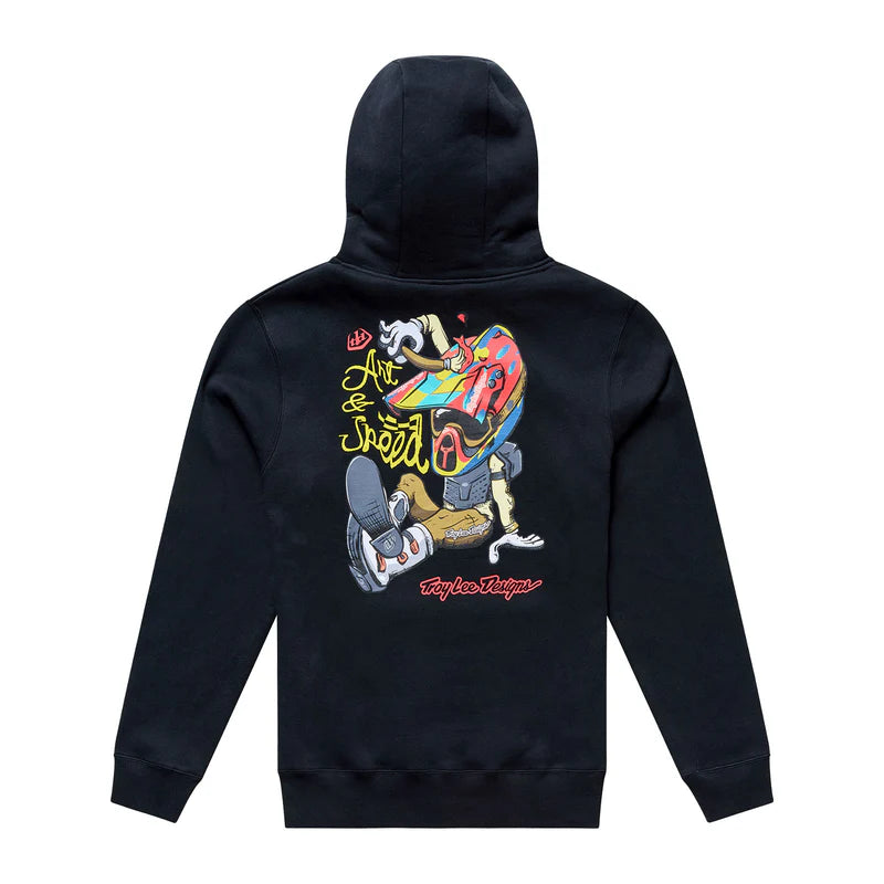 Troy Lee Designs Pullover Hoodie - Heritage - Black