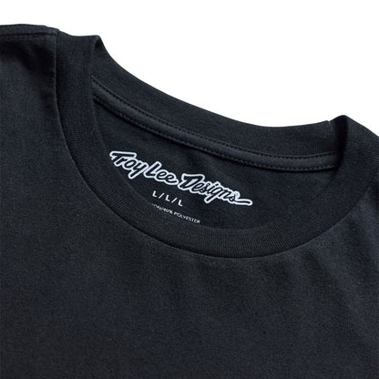 Troy Lee Designs Feathers Short Sleeve Tee - Black-Black