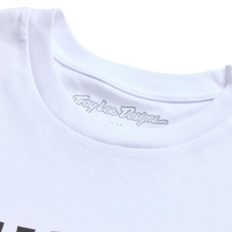 Troy Lee Designs Finish Line Short Sleeve Tee - White