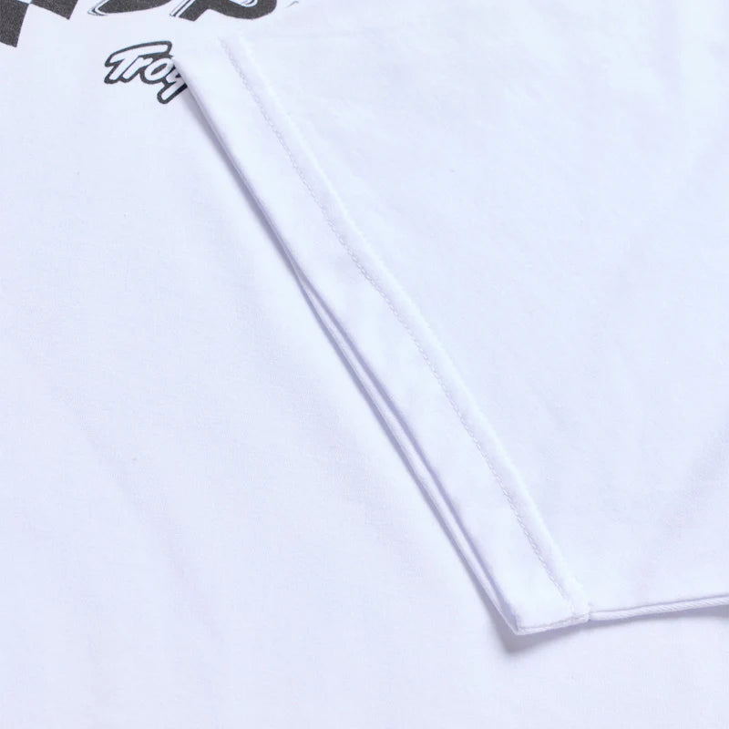 Troy Lee Designs Finish Line Short Sleeve Tee - White