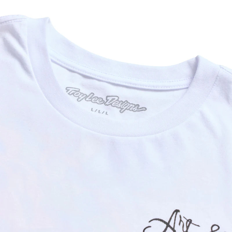 Troy Lee Designs Heritage Short Sleeve Tee - White