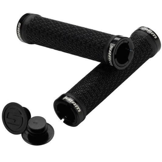 SRAM Locking Grips - Black Black  