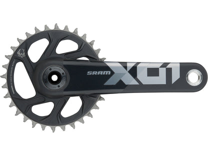 SRAM X01 Eagle DUB 12 Spd Crankset - 55mm Chainline - Lunar-Polar Black Lunar - Polar Black 175mm - 32t 