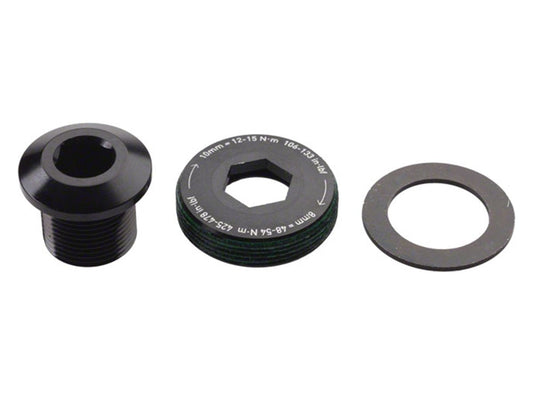 SRAM GXP M15 Crank Bolt - Inc M26 Cap - Black Black M15 Bolt - M26 Cap 