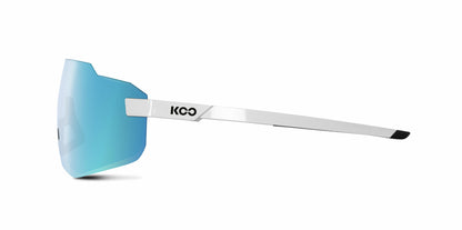 Koo Supernova Performance Sunglasses - White-Turquoise