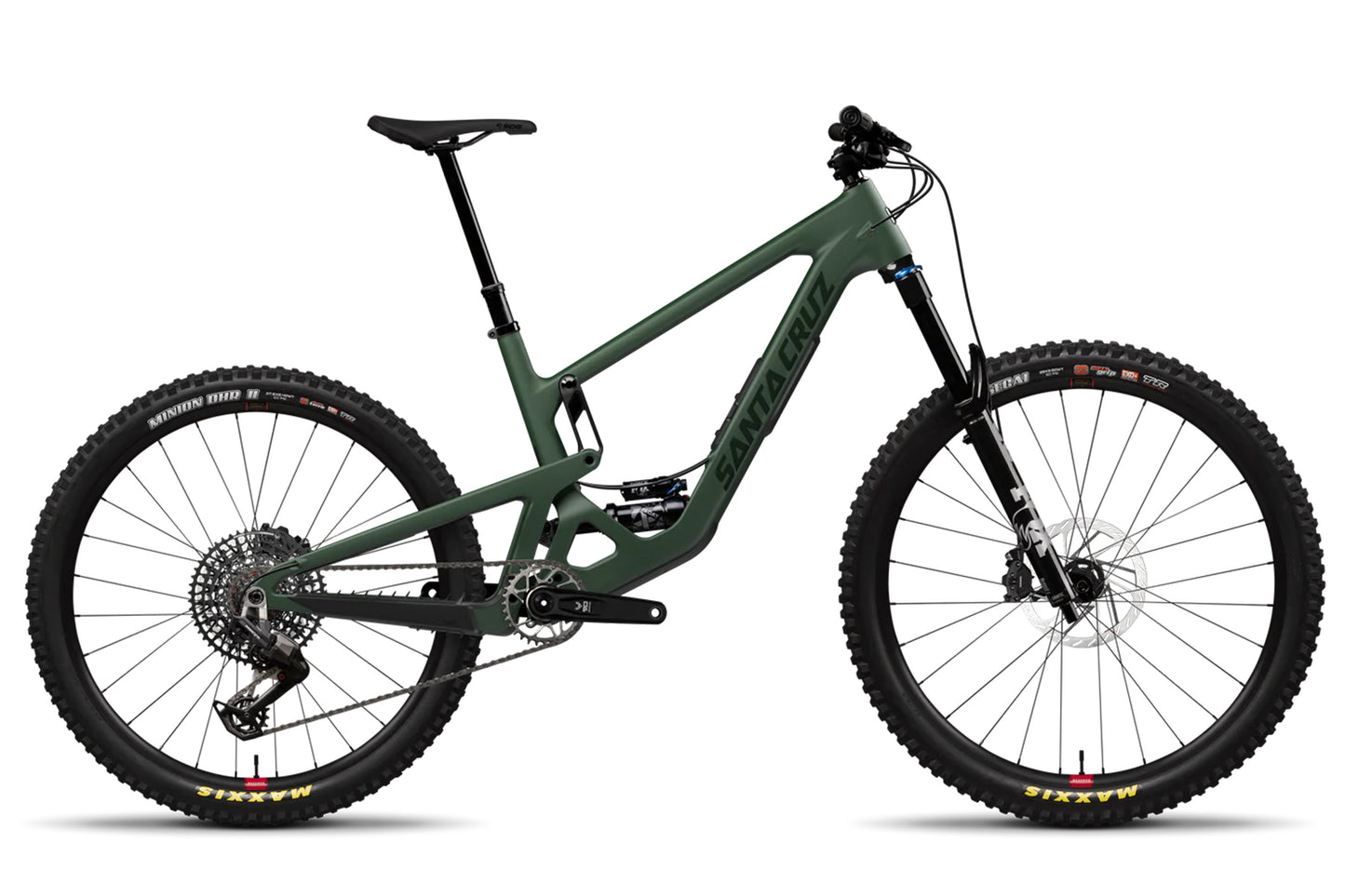 Santa Cruz Bronson Carbon MX - 90 Kit - Matte Poblano Green - 2026