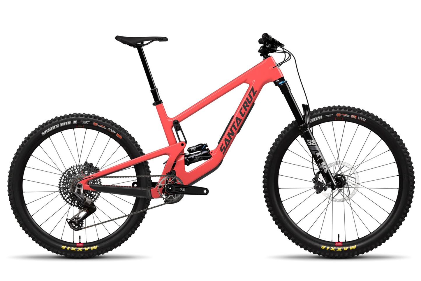 Santa Cruz Nomad Carbon MX - 90 Kit - Gloss Coral - 2026