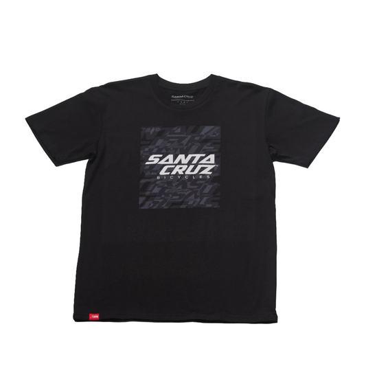 Santa Cruz Stack Tee - Black