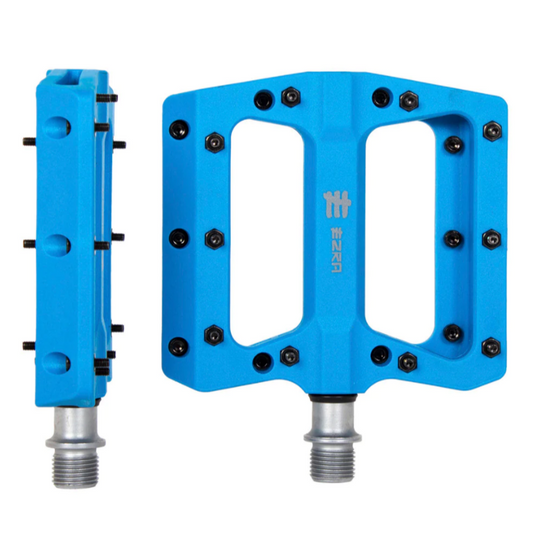Eastern EZRA Flats Plus BMX Pedals - Blue
