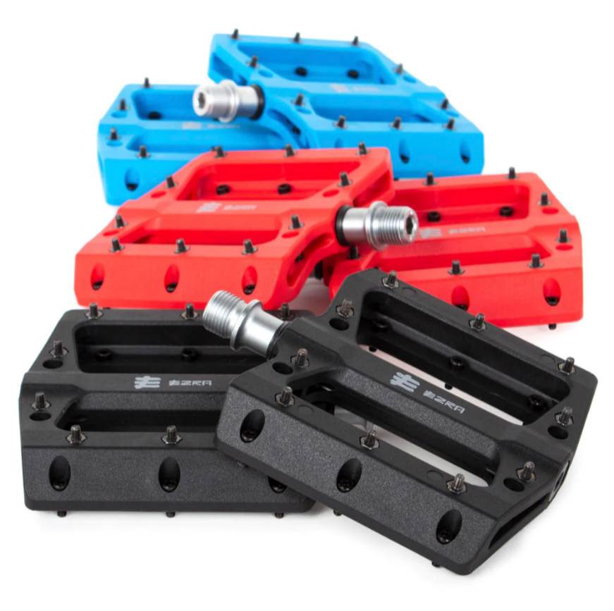 Eastern EZRA Flats Plus BMX Pedals - Blue