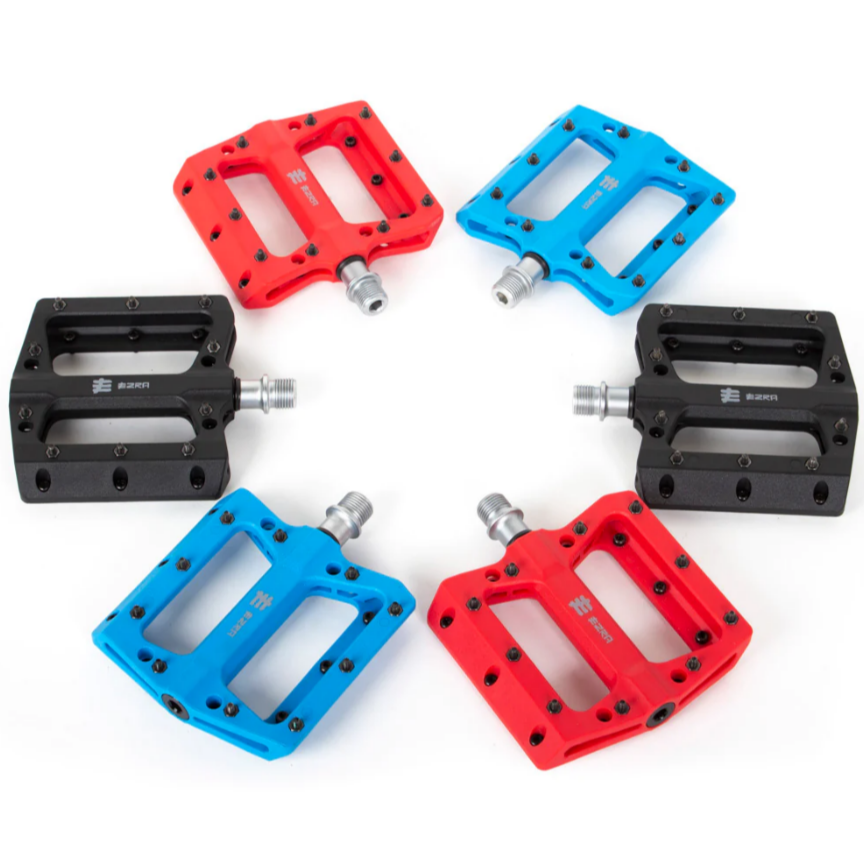Eastern EZRA Flats Plus BMX Pedals - Blue