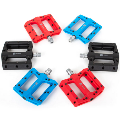Eastern EZRA Flats Plus BMX Pedals - Blue