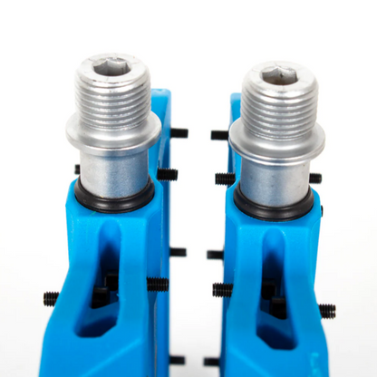 Eastern EZRA Flats Plus BMX Pedals - Blue