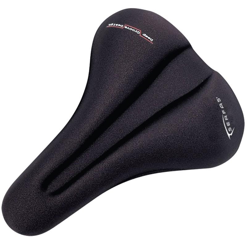 Serfas Bumper Saddle Pad - Black Black  