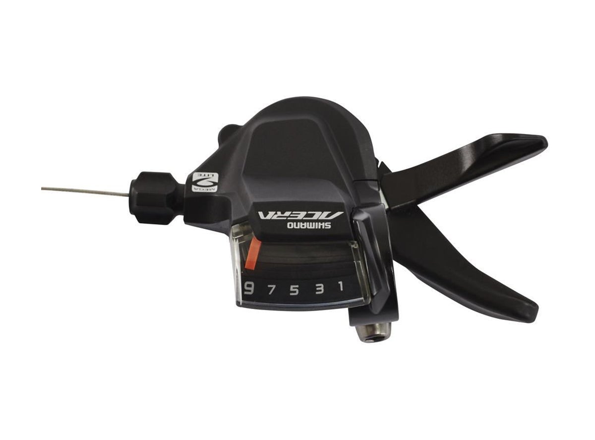 Shimano Acera M3000 9 Spd Shifter with Display - Rear Black Bar Mount 